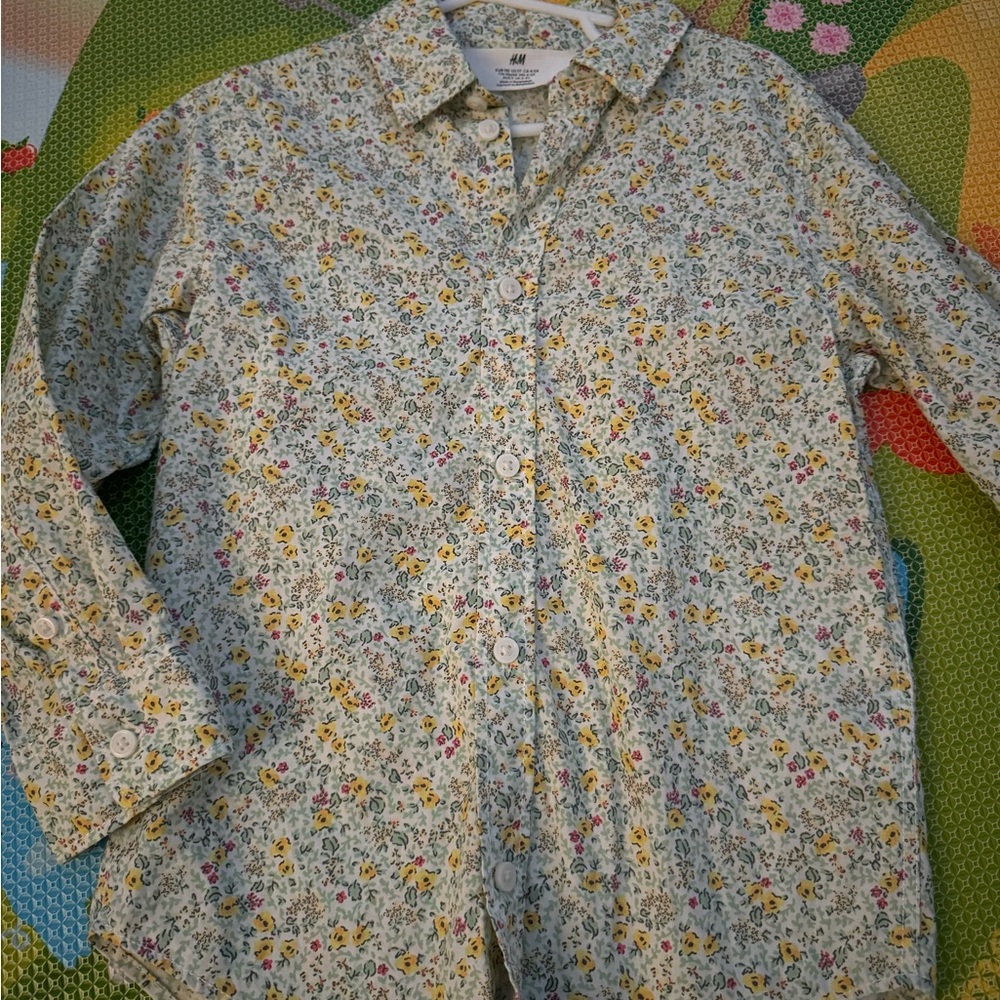 H&M kids floral long sleeve